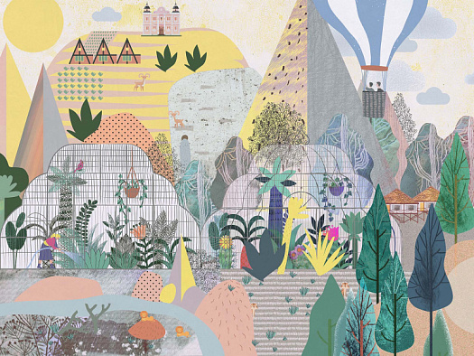 Фотообои в интерьере артикул City Garden 8, CITY GARDEN, Wall street Фотообои в интерьере артикул City Garden 8, CITY GARDEN, Wall street