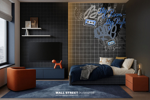Фотообои в интерьере артикул Podrost-25: 19, PODROST 25, Wall street