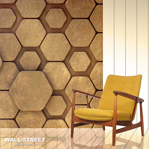 Фотообои в интерьере артикул 3D Force 27, 3Д СИЛА / 3D FORCE, Wall street